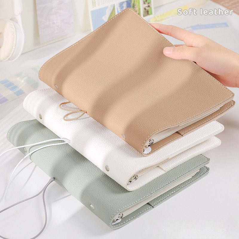 Vintage Leather Journal Notebook - A5 Weicher PU DIY Ordner Fotokarten