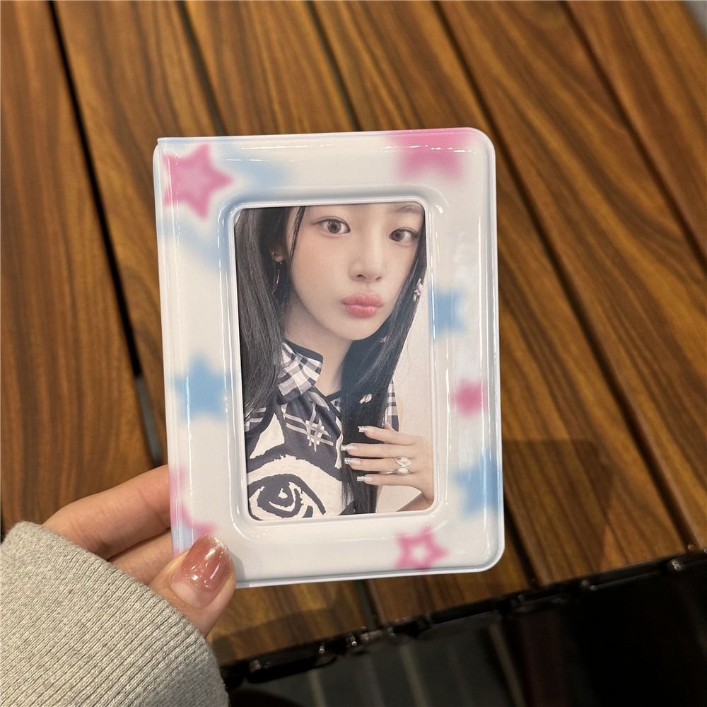 Kpop Photo Card Binder 3 Inch - 7,6 cm großes Mini-Kpop-Album, niedliches Namenskartenbuch,