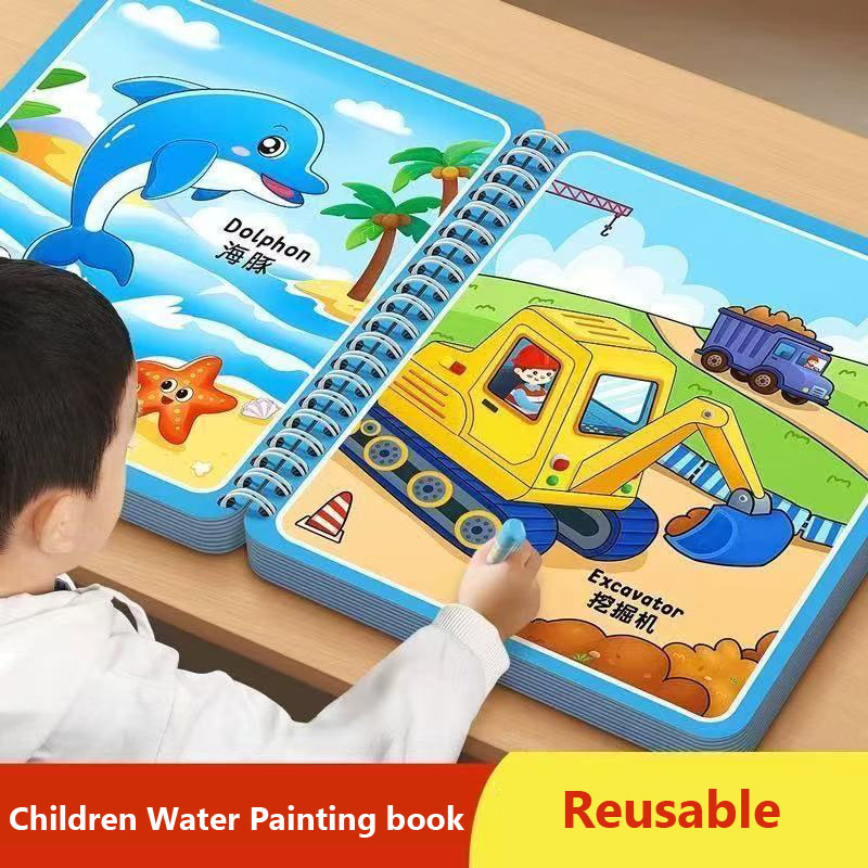 Magisches Wasser-Zeichenbuch f – Reusable Water Magic Coloring Book Bewertung und Preis