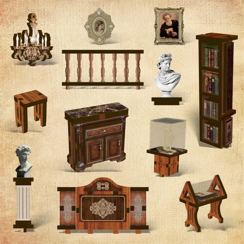 Philosophisches Bibliotheks-Bü – Diy Wooden Book Nook Kit Shelf Insert Bewertung und Preis