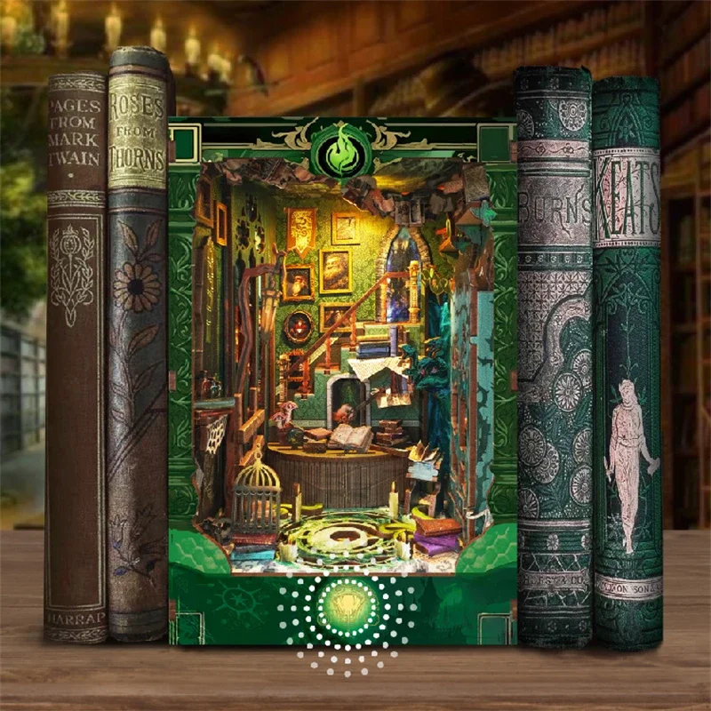 Miniatur-Modellbausätze DIY Ho – Diy Wooden Book Nook Kit Shelf Insert Bewertung und Preis