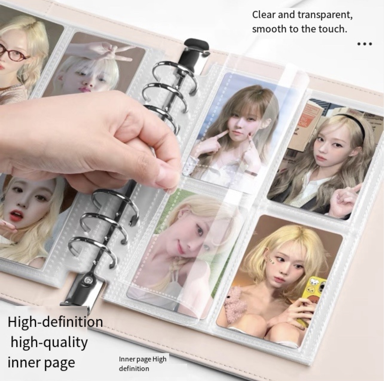 Leichtes, luxuriöses Platin-No – Kpop Photo Card Binder 3 Inch Bewertung und Preis