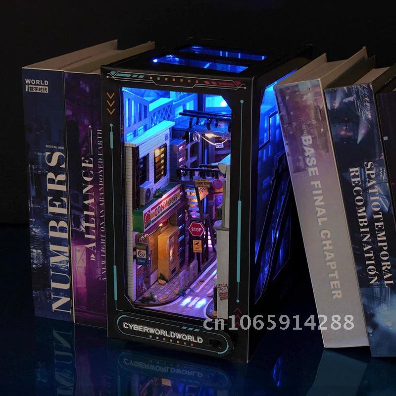 Kreative DIY Holz Buch Nook Re – Diy Wooden Book Nook Kit Shelf Insert Bewertung und Preis