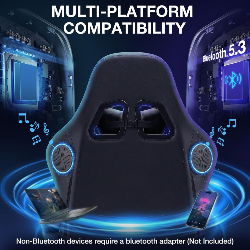 RGB-Gaming-Stuhl mit Bluetooth – Music Bewertung und Preis
