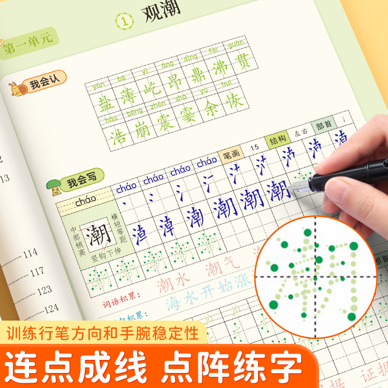 Dot-Matrix-Schriftbuch, Chines – Chinese Calligraphy Practice Book Bewertung und Preis