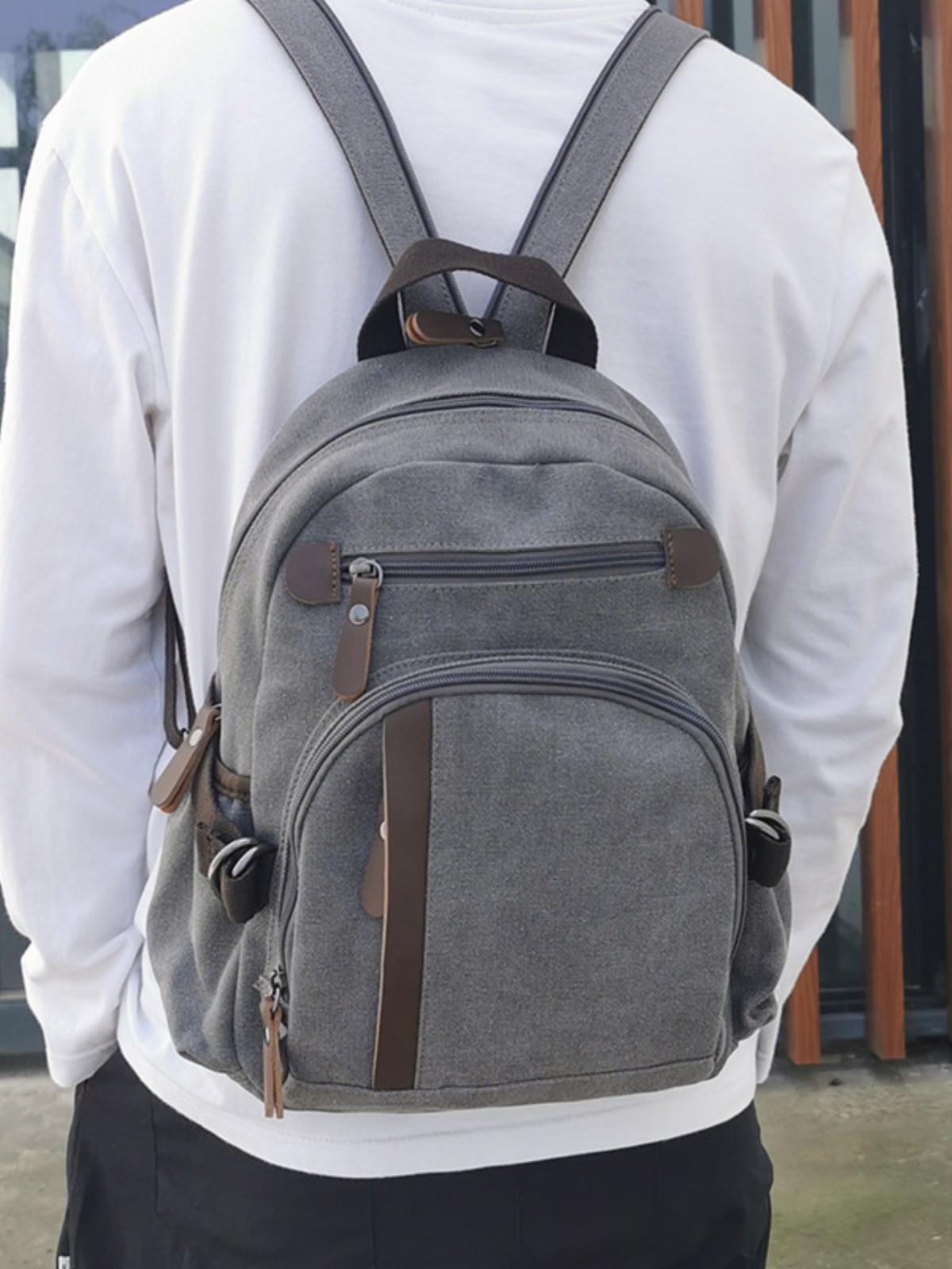 Kleiner Canvas-Rucksack, Freiz – Books Bewertung und Preis