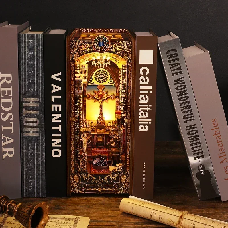 DIY Holz-Buchnischen-Einsatz-S – Diy Wooden Book Nook Kit Shelf Insert Bewertung und Preis
