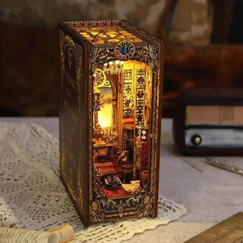 DIY Holz-Buchnischen-Einsatz-S – Diy Wooden Book Nook Kit Shelf Insert Bewertung und Preis