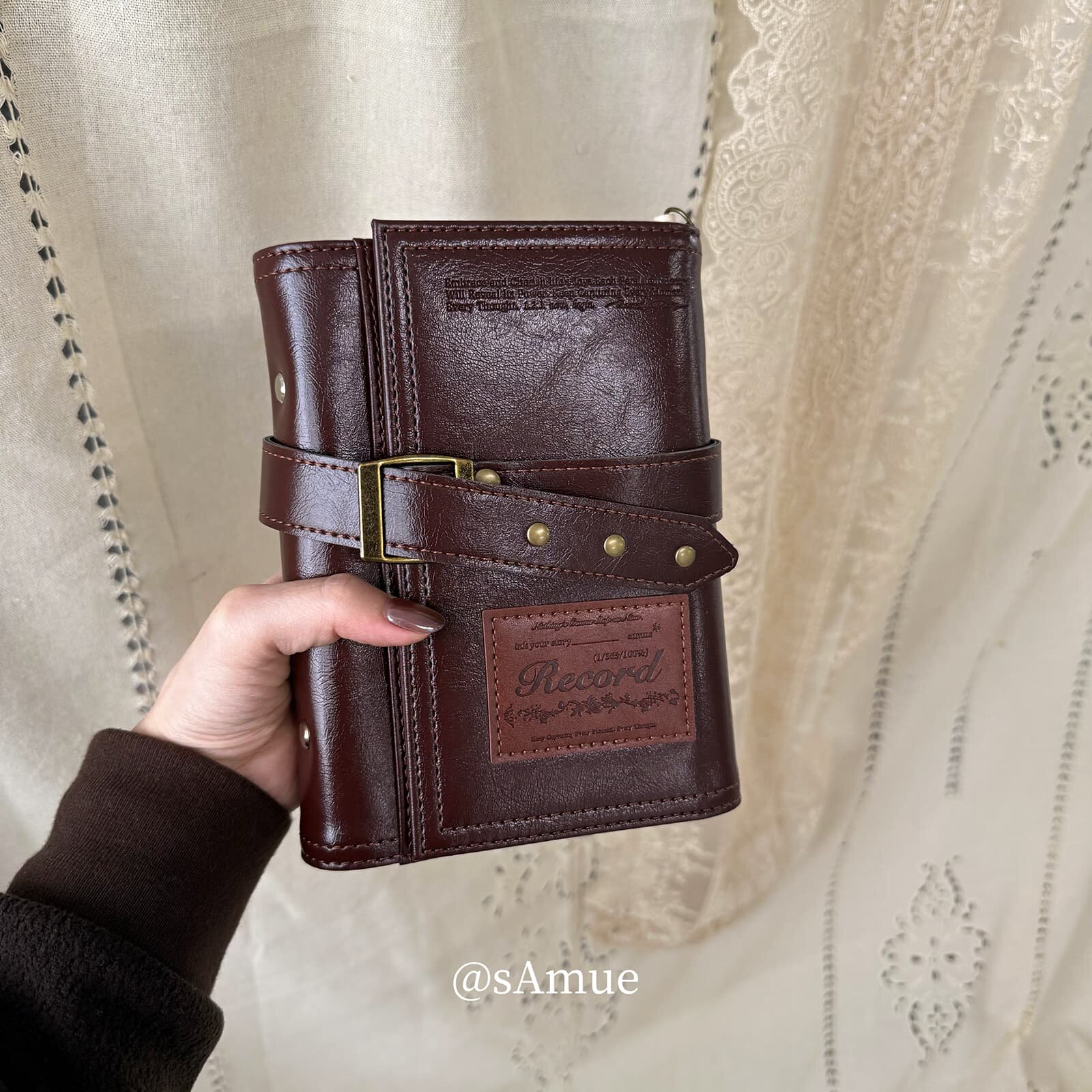 Vintage A6 3-fach Faltbares Le – Vintage Leather Journal Notebook Bewertung und Preis
